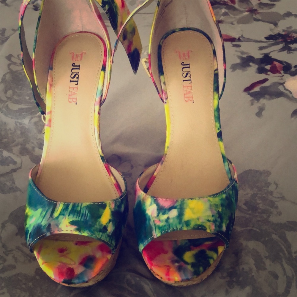 Floral shoes